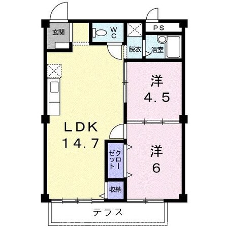 シティハイツ池田の物件間取画像